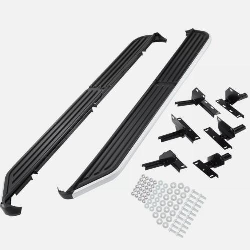 Side Steps For Land Rover Discovery 3 & 4 Running Boards Black&silver 2004-2016