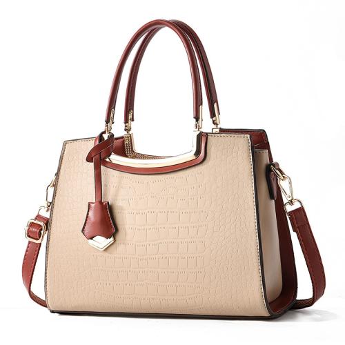 PU Leather Easy Matching Handbag large capacity crocodile grain PC