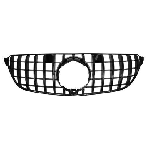 FOR MERCEDES GLE W166 AMG GLOSS BLACK GT STYLE GRILLE 2015-2019 LCI