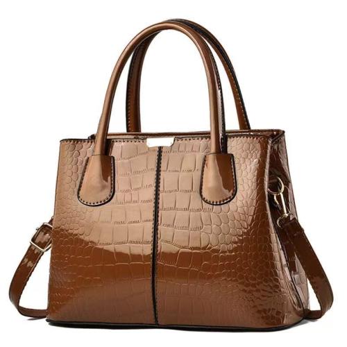 PU Leather hard-surface & Easy Matching Handbag durable & attached with hanging strap Solid PC