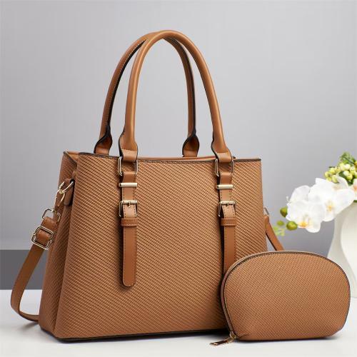 PU-leer Handtas Solide meer kleuren naar keuze stuk