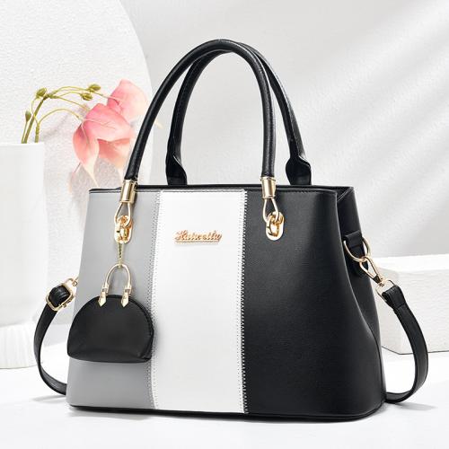 PU-leer Handtas Solide meer kleuren naar keuze stuk