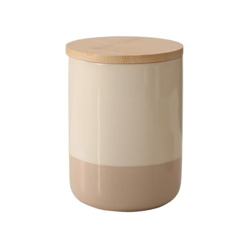Ceramics & Wood Storage Jar durable & tight seal PC