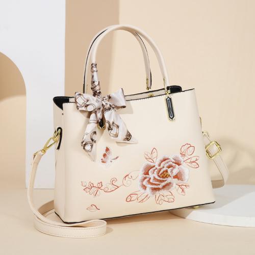 PU-leer Handtas Bloemen meer kleuren naar keuze stuk