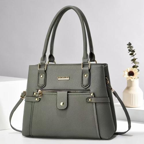 PU-leer Handtas Solide meer kleuren naar keuze stuk