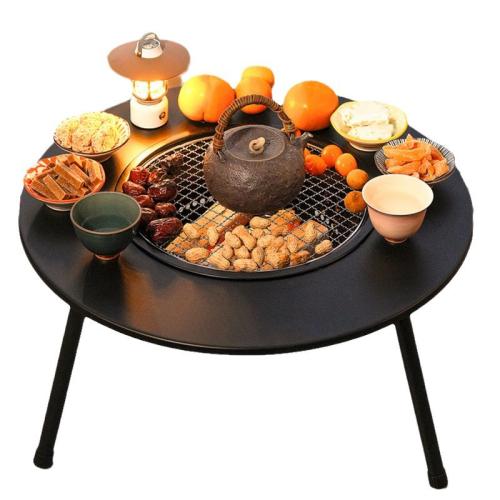 Carbon Steel BBQ Rack durable black PC