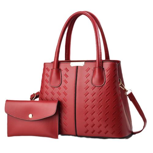 PU Leather Easy Matching Bag Suit large capacity & two piece Set