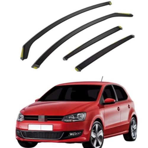 ISPEED Wind Deflectors for VW Polo MK5 2009-2017  Hatchback 4pc Set Visors