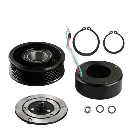 AC COMPRESSOR CLUTCH KIT PULLEY COIL HUB 2007 - 2014  Fits For HONDA CR-V CRV 2.4L
