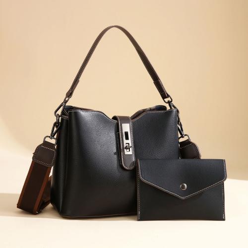 PU Leather Easy Matching Handbag large capacity PC