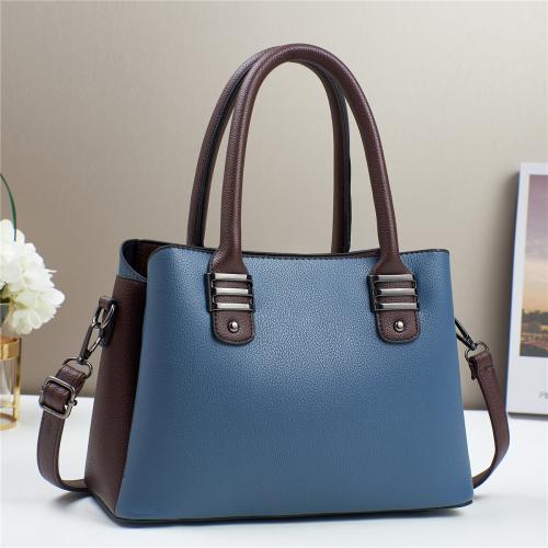 PU Leather Easy Matching Handbag large capacity Lichee Grain PC