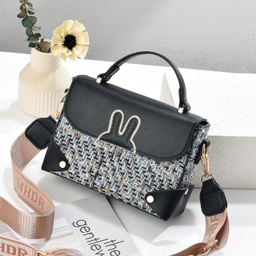 PU Leather Box Bag & Easy Matching Handbag attached with hanging strap PC