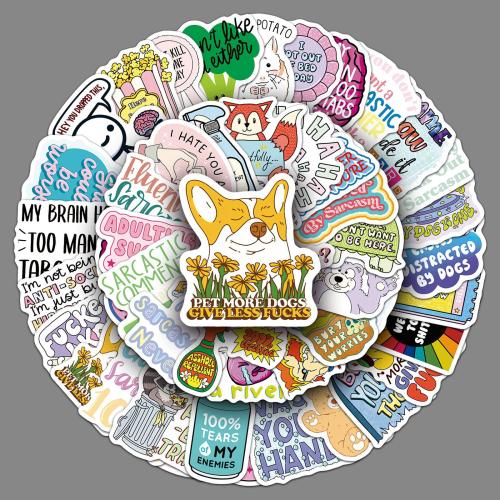 PVP 装飾ステッカー 混合色 袋