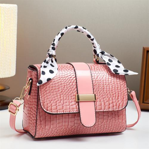 PU Leather Easy Matching Crossbody Bag Stone Grain PC