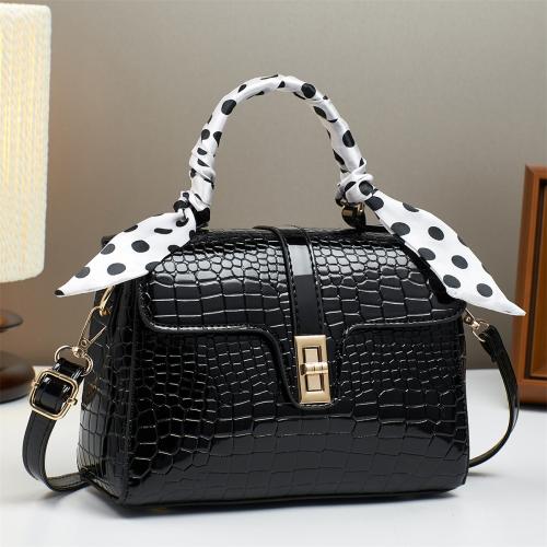 PU Leather Easy Matching Crossbody Bag Stone Grain PC