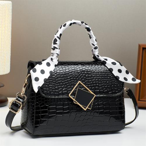 PU Leather Easy Matching Crossbody Bag Stone Grain PC