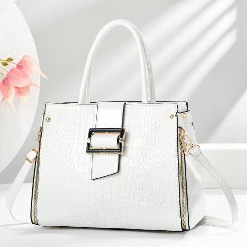 PU-leer Handtas De Korrel van de steen meer kleuren naar keuze stuk