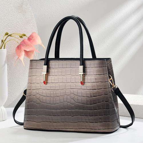 PU-leer Handtas De Korrel van de steen meer kleuren naar keuze stuk