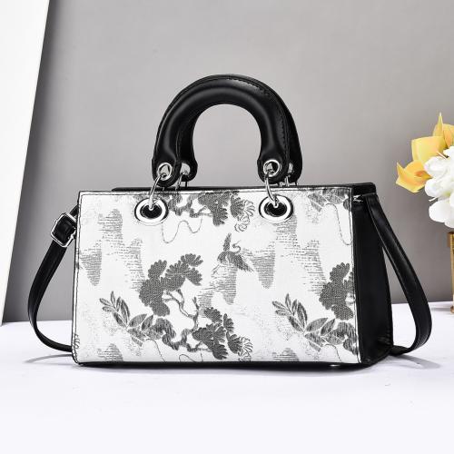 PU-leer Handtas Bloemen meer kleuren naar keuze stuk