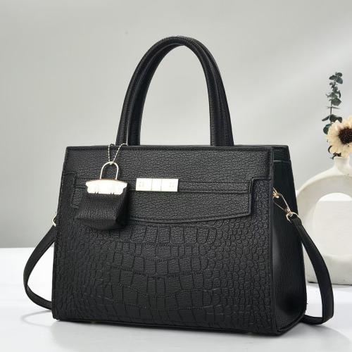 PU-leer Handtas krokodillenkorrel meer kleuren naar keuze stuk