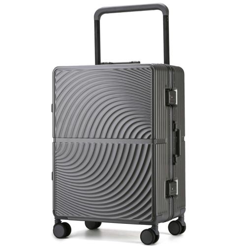 PC-Polycarbonate Suitcase anti-theft & waterproof Aluminium & Polyester PC