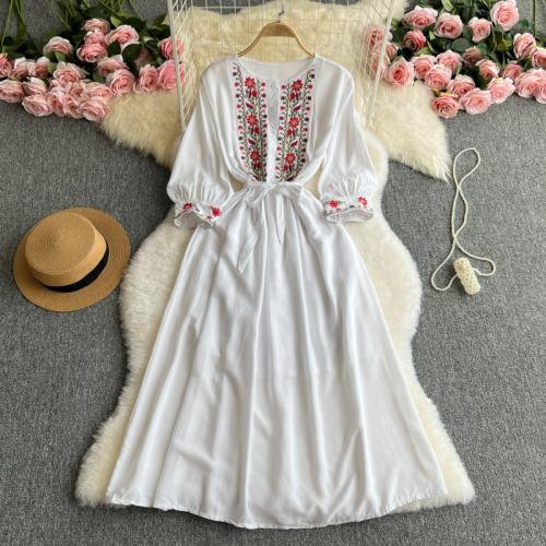 Cotton Slim One-piece Dress PC