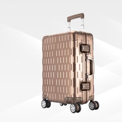 Aluminium Alloy Suitcase Polyester PC