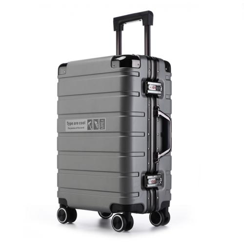 PC-Polycarbonate Suitcase Aluminium & Polyester PC