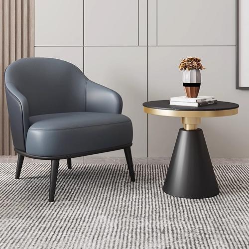 Sintered Stone & Carbon Steel & Sponge & PU Leather Table and Chair Set PC