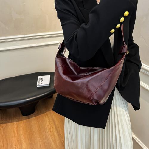 PU Leather Easy Matching Crossbody Bag large capacity PC