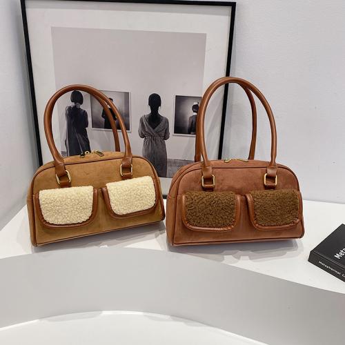 Suede Easy Matching Shoulder Bag large capacity PC