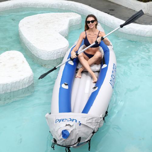 PVC Inflatable Kayak durable & waterproof blue PC