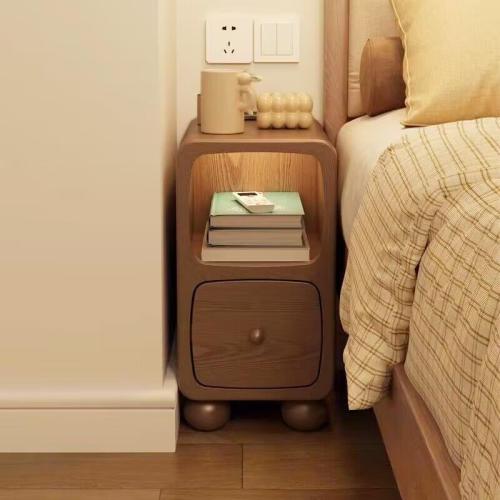 Particle Board & Solid Wood Bedside Cabinet PC