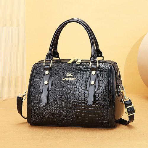 PU-leer Handtas krokodillenkorrel meer kleuren naar keuze stuk