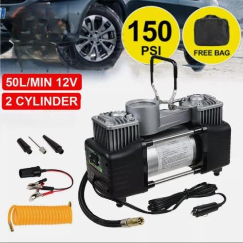 150PSI 12V Heavy Duty Electric Car Tyre Pump Portable Air Compressor Inflator