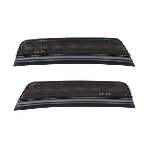 For 2021-2024 Jeep Grand Cherokee Utility Smoked Amber LED Side Marker Lights