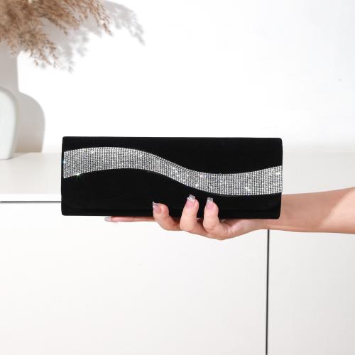 Polyester Sac d’embrayage Noir pièce