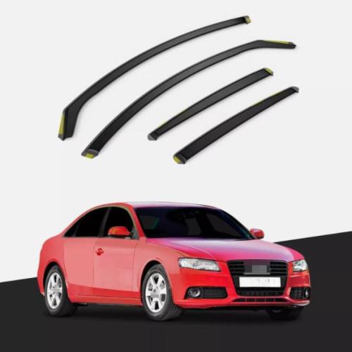 For Audi A4 B8 2009-2015 4 Door Saloon Wind Deflectors 4pcs Tinted New