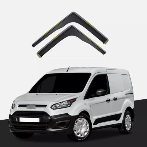Fits For Ford Transit Connect MK2 2013-2023 2 Door Van Wind Deflectors 2pc Tinted