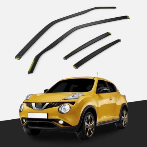 Wind Deflectors for Nissan Juke MK1 2010-2019  SUV 4pc Set Visors