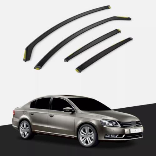 Fits For VW Passat B6/B7 2005-2014 4 Door Saloon Wind Deflectors 4pc Tinted