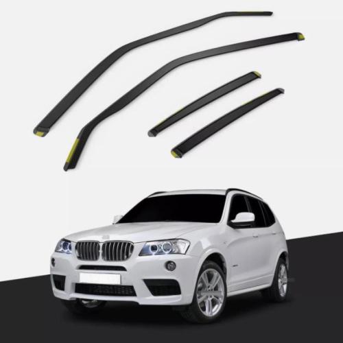 ISPEED Wind Deflectors for BMW X3 F25 2010-2017  SUV 4pc Set Accessories