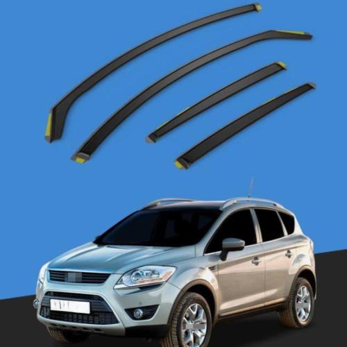 Fits For Ford Kuga MK1 2008-2012 5 Door SUV Wind Deflectors 4pc Tinted