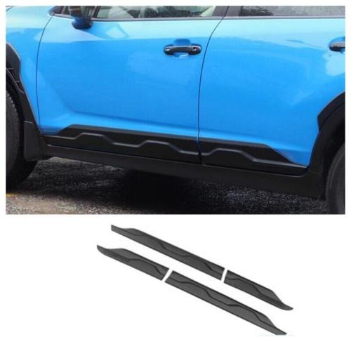For 2024-2025 Subaru Crosstrek Black Door Side Body Molding Cover Trim 4PCS