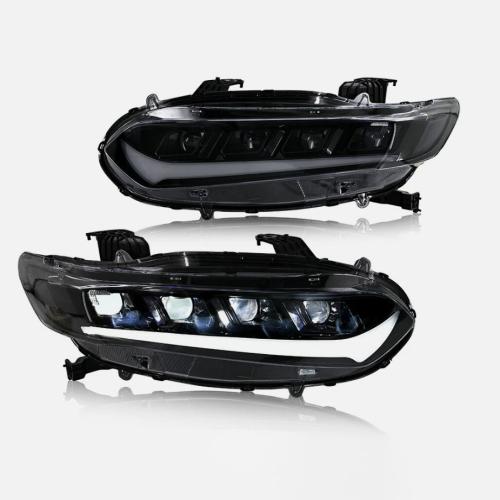 For 10th Gen Honda Accord 2018-2022 Pair LED Headlights Assembly Start Animation