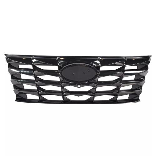86350N9110 Front Grille Black Chrome W/Camera Hole For Hyundai Tucson 2022-2023