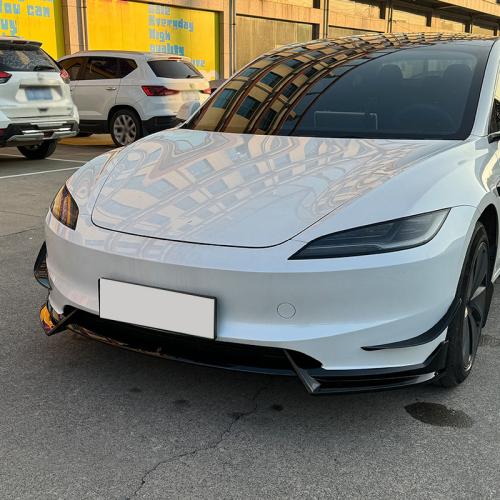 Suitable for Tesla model3 2024 modified front lip non-destructive installation