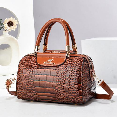 PU-leer Handtas krokodillenkorrel meer kleuren naar keuze stuk