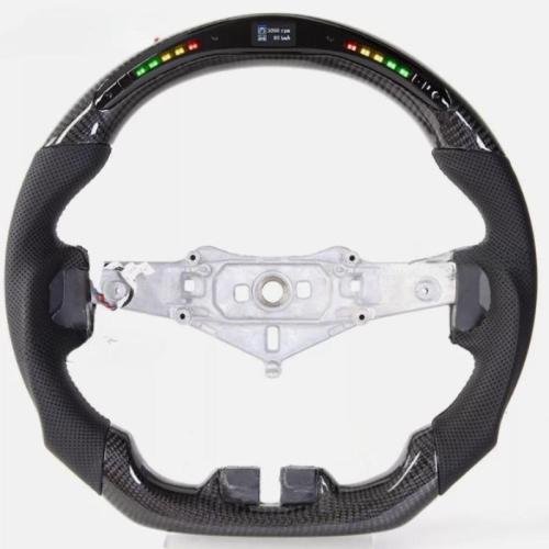 Carbon Fiber Flat Sport Customized Steering Wheel for 2011-2017 Jeep Wrangler JK