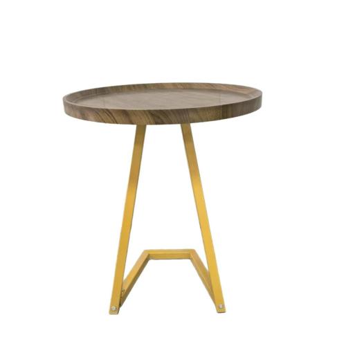 Medium Density Fiberboard & Iron Side Table durable Solid PC